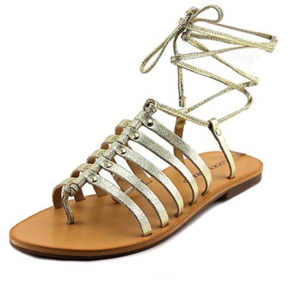 Lucky Brand Shoes - Lucky Brand LK-Colette gladiator gold sandals 12